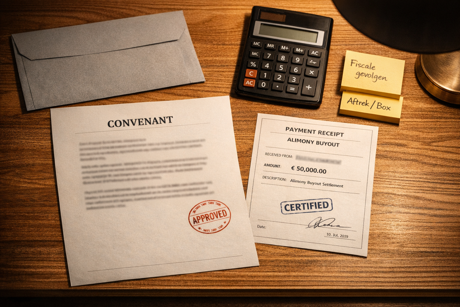 Convenant alimentatie afkoop opstellen