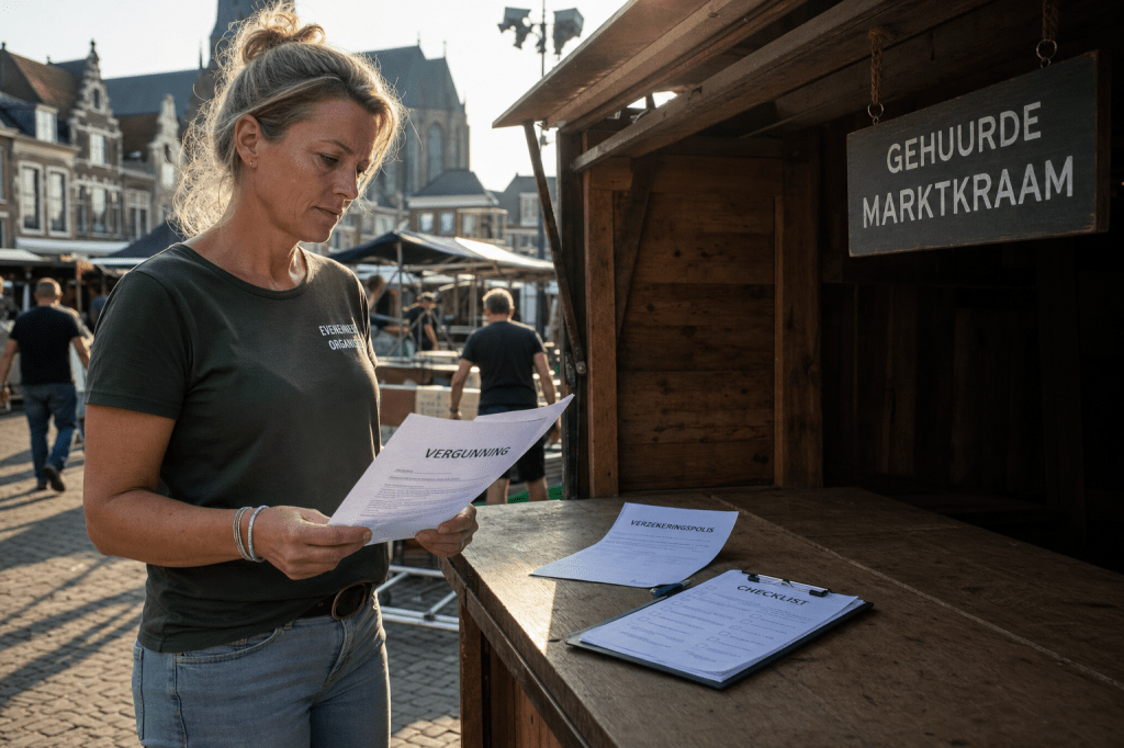 Welke vergunningen en verzekeringen heb je nodig als je een marktkraam huurt voor een&nbsp;evenement?