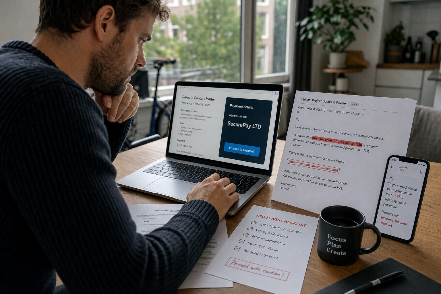 Signalen van malafide freelance opdrachten