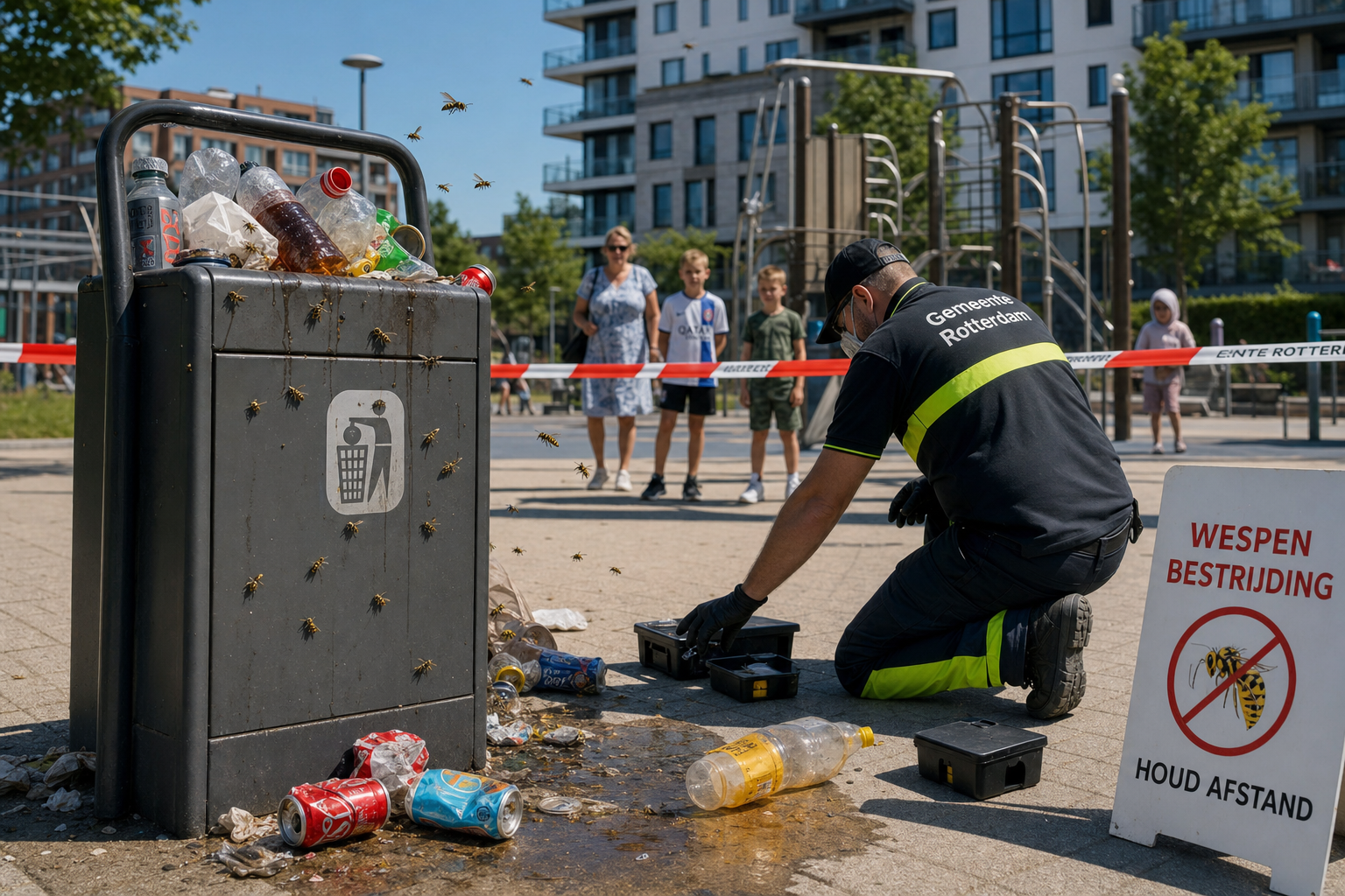 Wespennest verwijderen Rotterdam